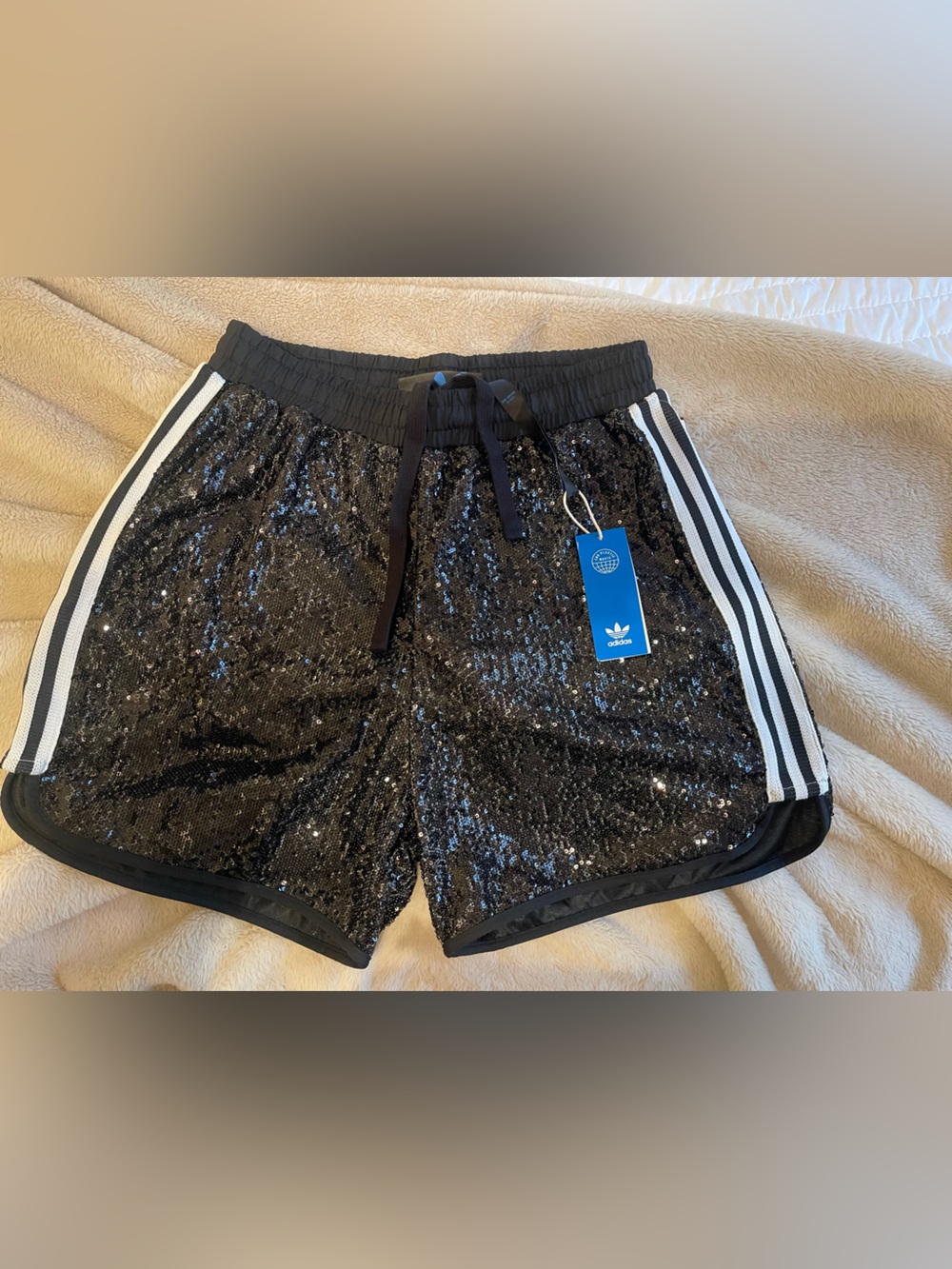 Adidas Sequin shorts